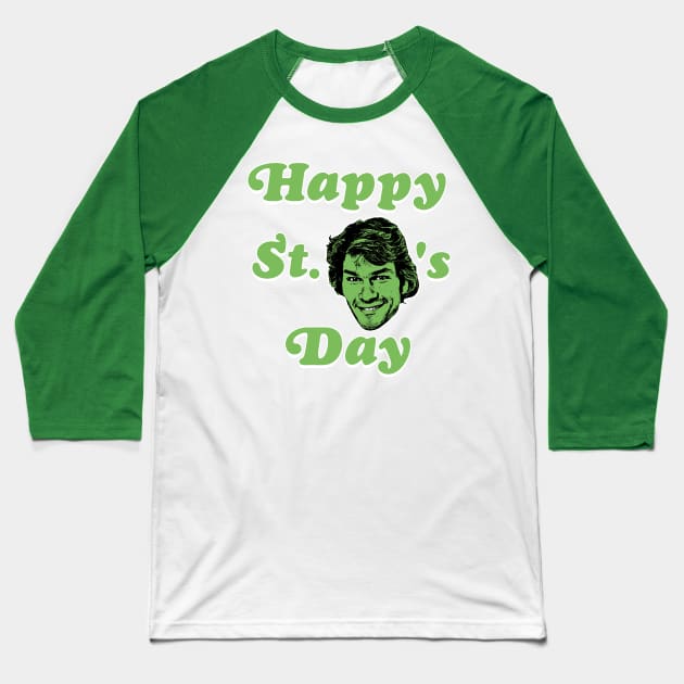 Happy St. Patrick Swayze's Day Baseball T-Shirt by darklordpug